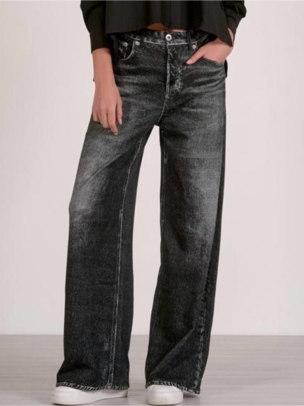 Elan sweat jeans black/gray